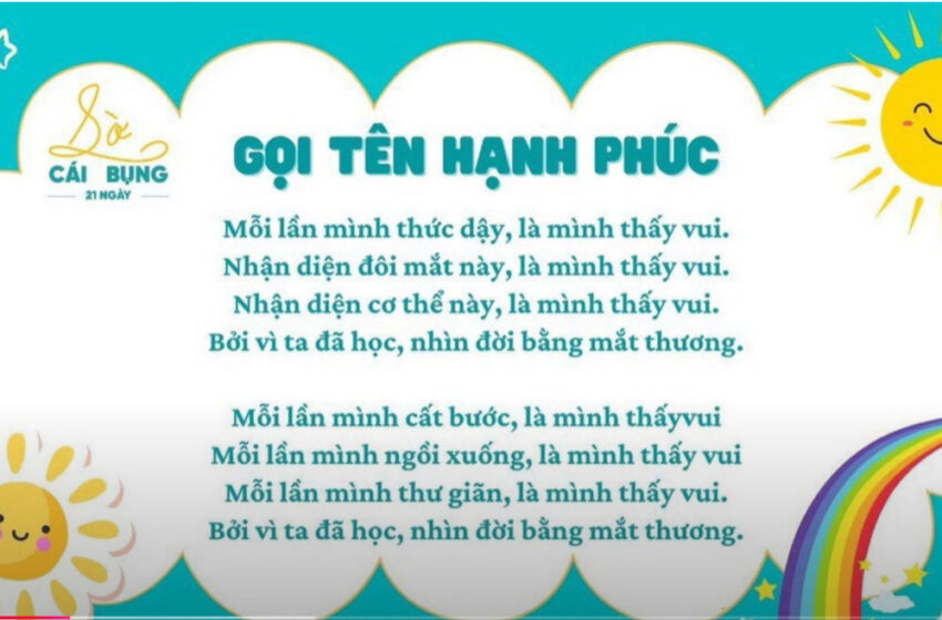  Bài hát “Gọi tên hạnh phúc” rất hay và ý nghĩa.