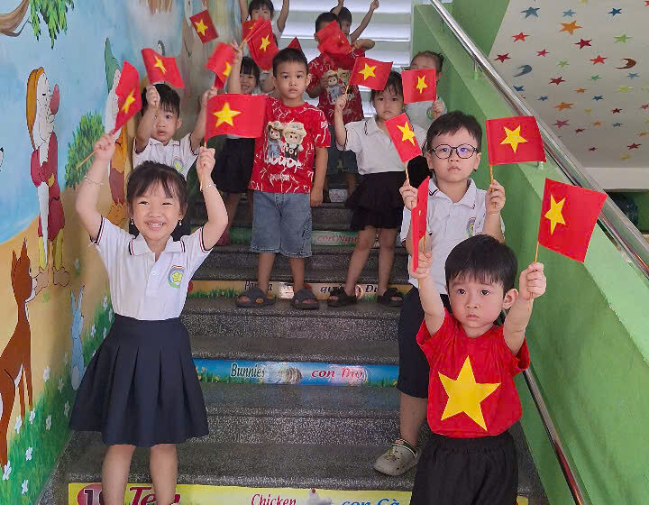  Những hoạt động ý nghĩa – Chào mừng kỷ niệm 50 năm ngày Giải phóng miền Nam, thống nhất đất nước (30/4/1975 – 30/4/2025) của các bé trường Mầm non Phước Thịnh