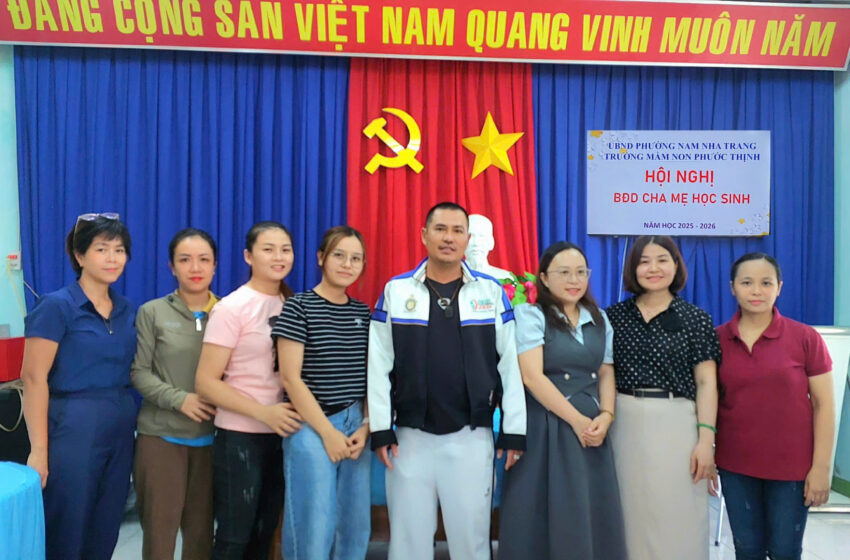  TRƯỜNG MẦM NON PHƯỚC THỊNH TỔ CHỨC HỘI NGHỊ BAN ĐẠI DIỆN CHA MẸ HỌC SINH ĐẦU NĂM HỌC 2025-2026