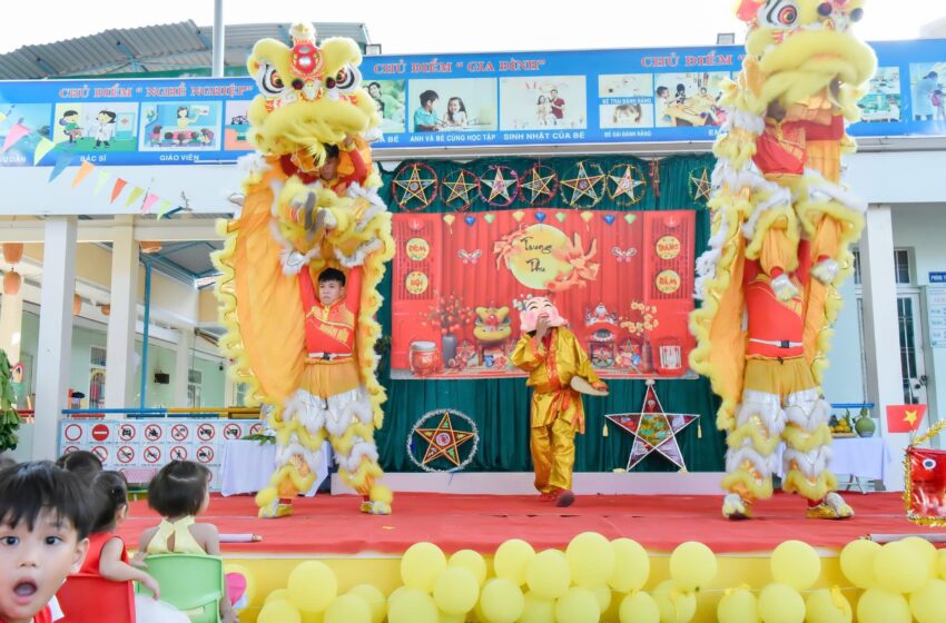  Chiều ngày 3/10/2025, tại trường Mầm non Phước Thịnh rộn ràng không khí Vui Tết Trung Thu