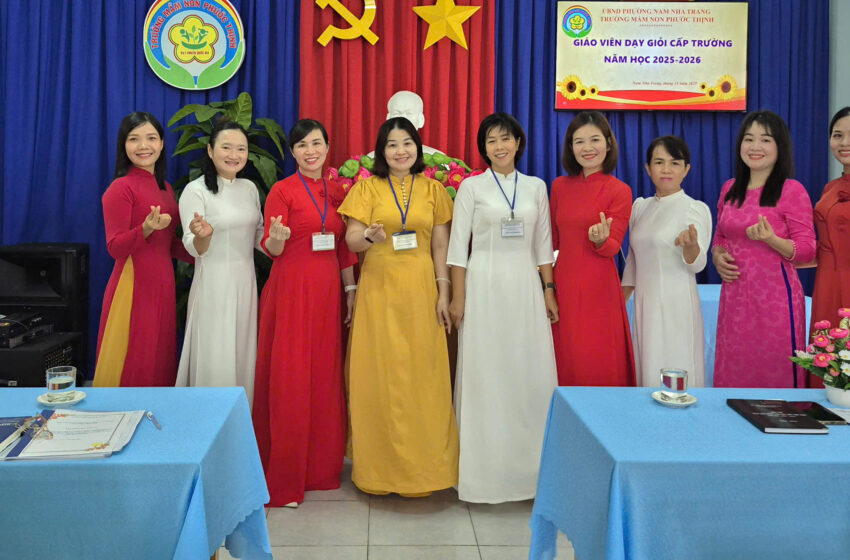  Trường Mầm non Phước Thịnh tổ chức Hội giảng giáo viên dạy giỏi cấp trường năm học 2025–2026