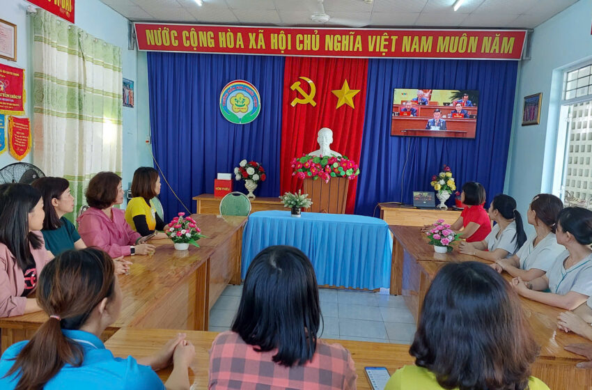  CHI BỘ TRƯỜNG MẦM NON PHƯỚC THỊNH NGHIÊM TÚC THEO DÕI ĐẠI HỘI ĐẠI BIỂU TOÀN QUỐC LẦN THỨ XIV CỦA ĐẢNG (từ 19/01 đến 23/01/2026)