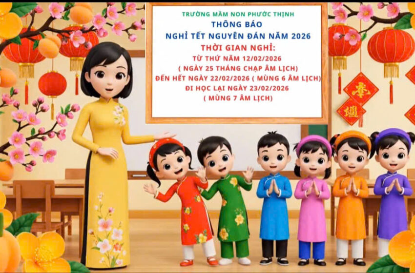  THÔNG BÁO LỊCH NGHỈ TẾT NGUYÊN ĐÁN BÍNH NGỌ 2026