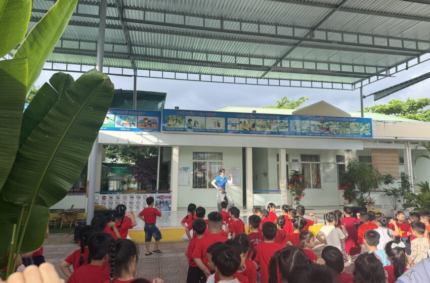  TRƯỜNG MẦM NON PHƯỚC THỊNH TỔ CHỨC HOẠT ĐỘNG “TRUYỀN CẢM HỨNG THÁNG 3” CHO TRẺ TOÀN TRƯỜNG