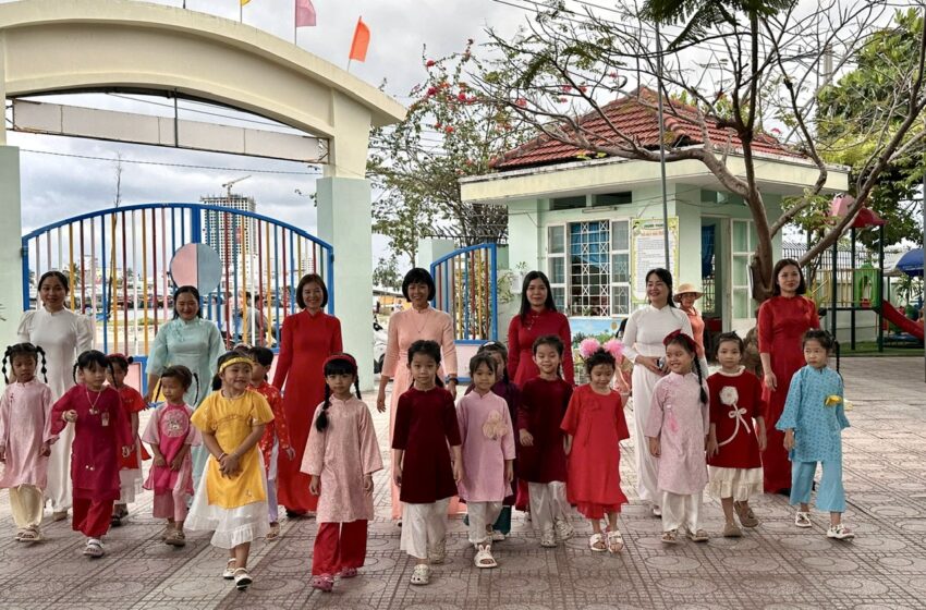  TRƯỜNG MẦM NON PHƯỚC THỊNH HƯỞNG ỨNG TUẦN LỄ ÁO DÀI NHÂN DỊP KỶ NIỆM NGÀY QUỐC TẾ PHỤ NỮ 8/3