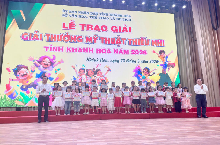  CHÚC MỪNG CÁC “HỌA SĨ NHÍ” ĐẠT GIẢI TẠI GIẢI THƯỞNG MỸ THUẬT THIẾU NHI KHÁNH HÒA NĂM 2026!