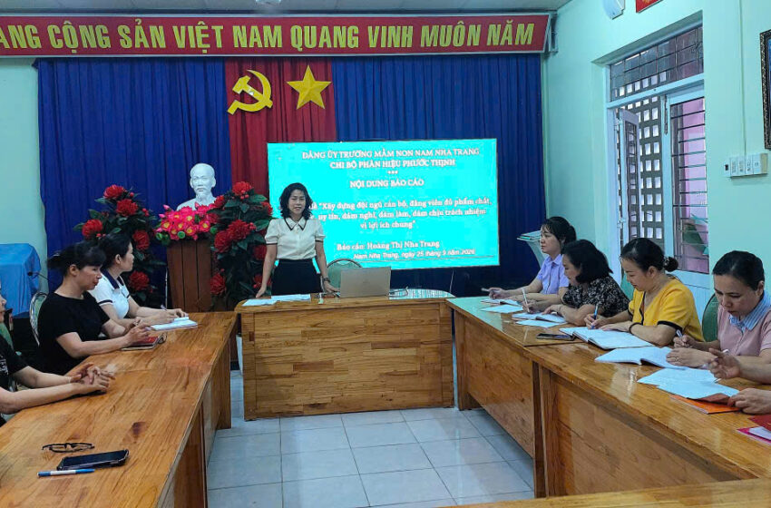  CHI BỘ PHÂN HIỆU PHƯỚC THỊNH TỔ CHỨC SINH HOẠT CHUYÊN ĐỀ QUÝ III/2026