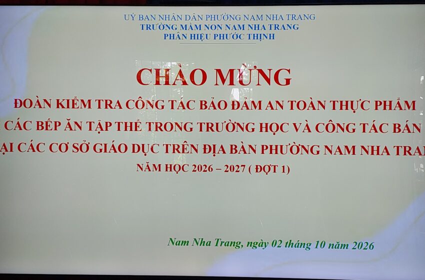  🌿 ĐÓN ĐOÀN KIỂM TRA CÔNG TÁC BẢO ĐẢM AN TOÀN THỰC PHẨM 🌿
